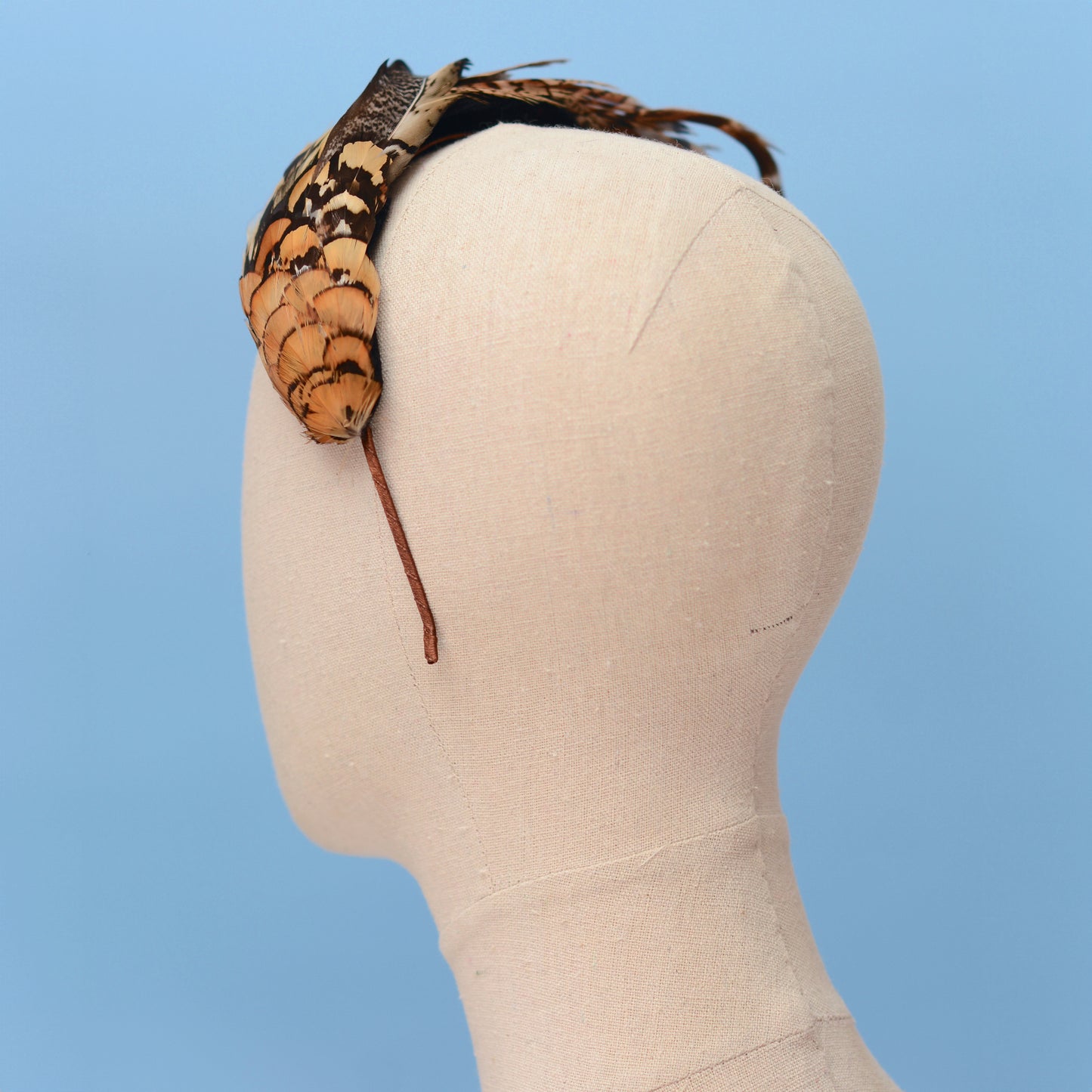 Pheasant Feather Headpiece No.019 - Feather Fascinator