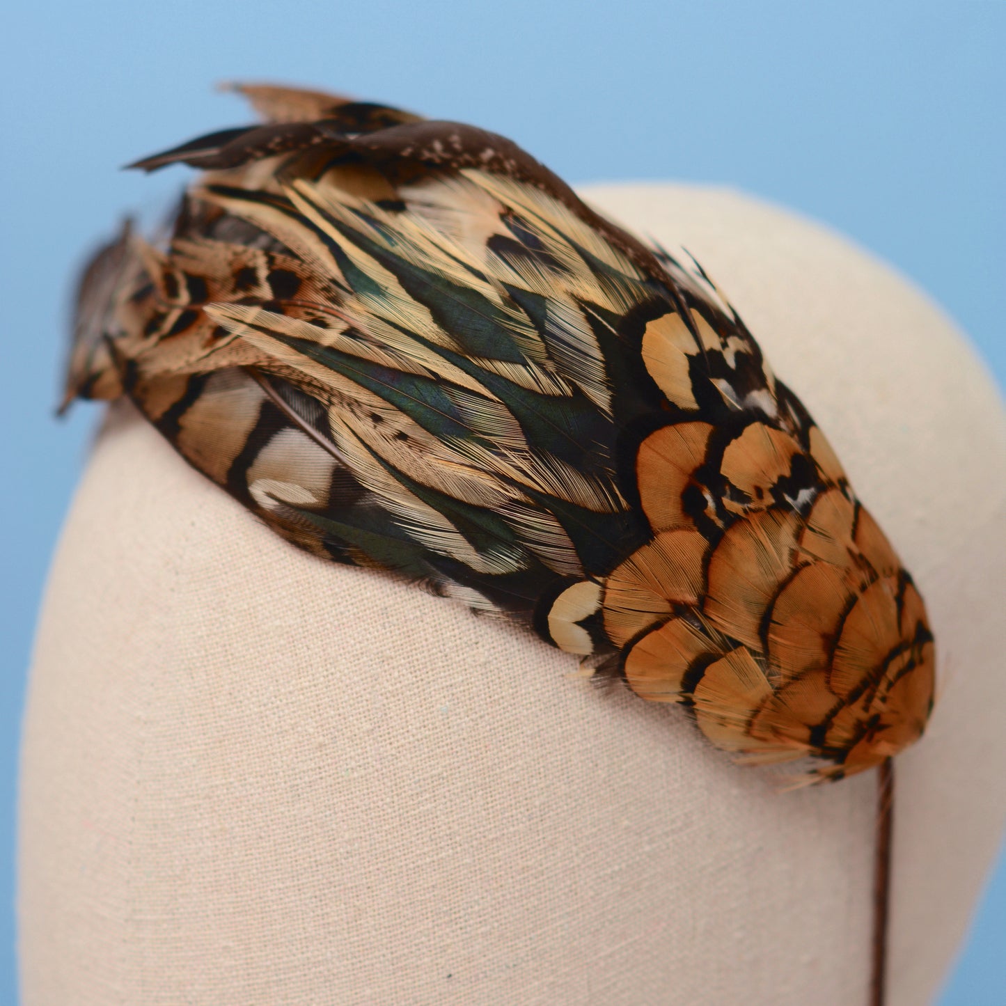 Pheasant Feather Headpiece No.019 - Feather Fascinator