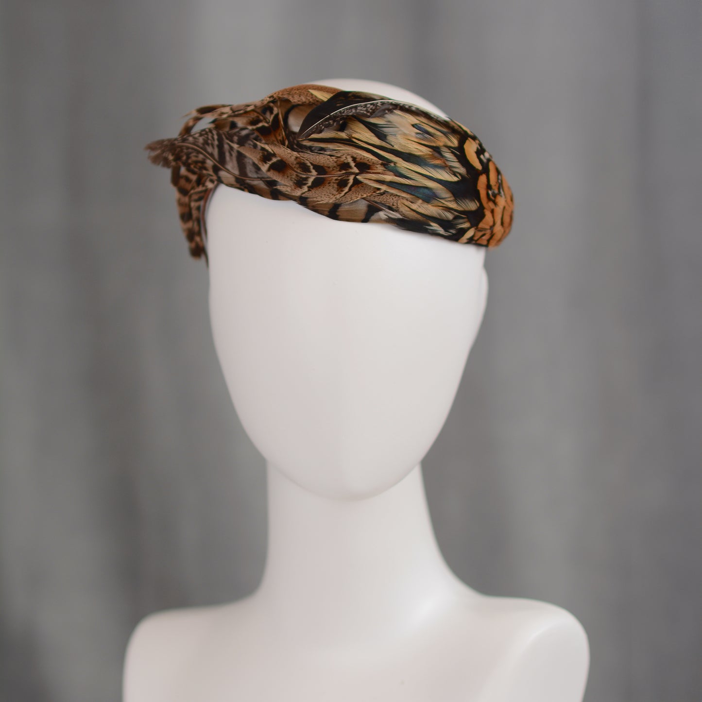 Pheasant Feather Headpiece No.019 - Feather Fascinator