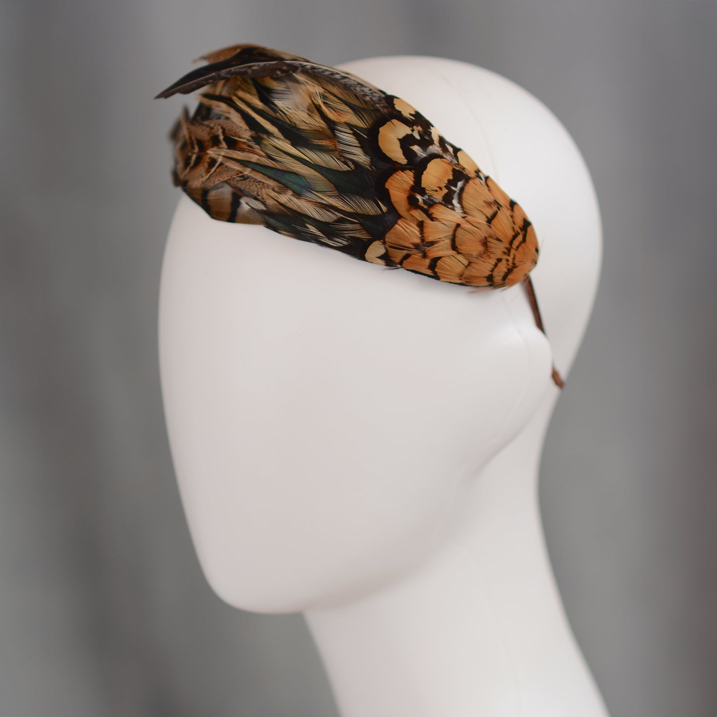 Pheasant Feather Headpiece No.019 - Feather Fascinator