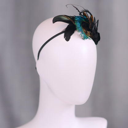 Pheasant Feather Headpiece No.021 - Feather  Headband Fascinator